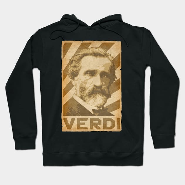 Giuseppe Verdi Retro Hoodie by Nerd_art